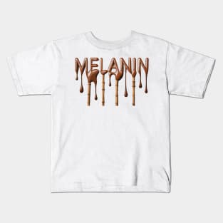 Melanin Drippin' Afrocentric Kids T-Shirt